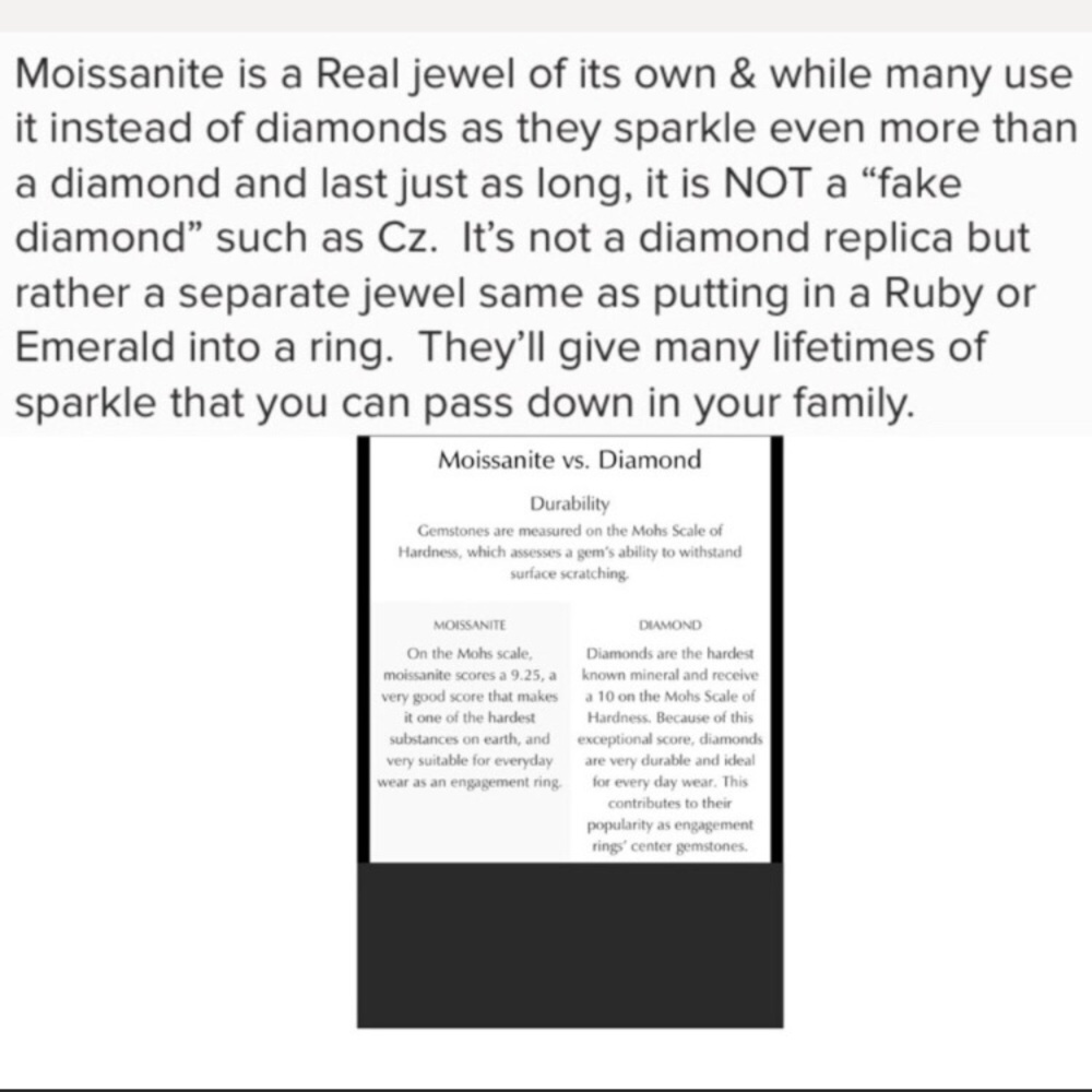 3ct D, VVS1, paperwork, Moissanite Gems - Picture 5 of 8